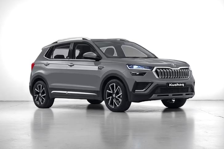 Skoda Kushaq Color Deep Black   Brilliant Silver (dual Tone)